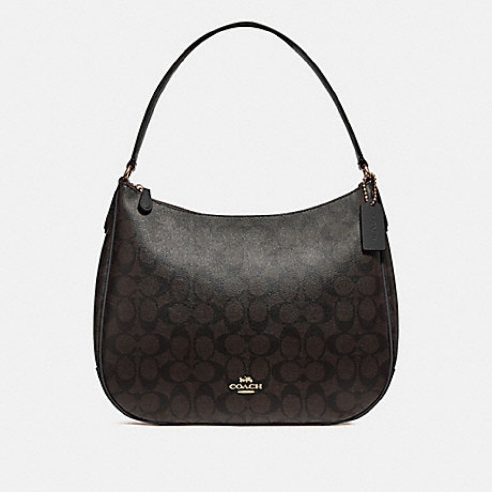 Authentic Shoulder/Hobo Bag In Signature Canvas